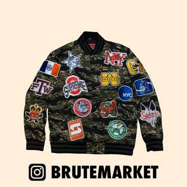 セットアップ Supreme スタジャン NCAA Jacket Varsity スタジャン ...