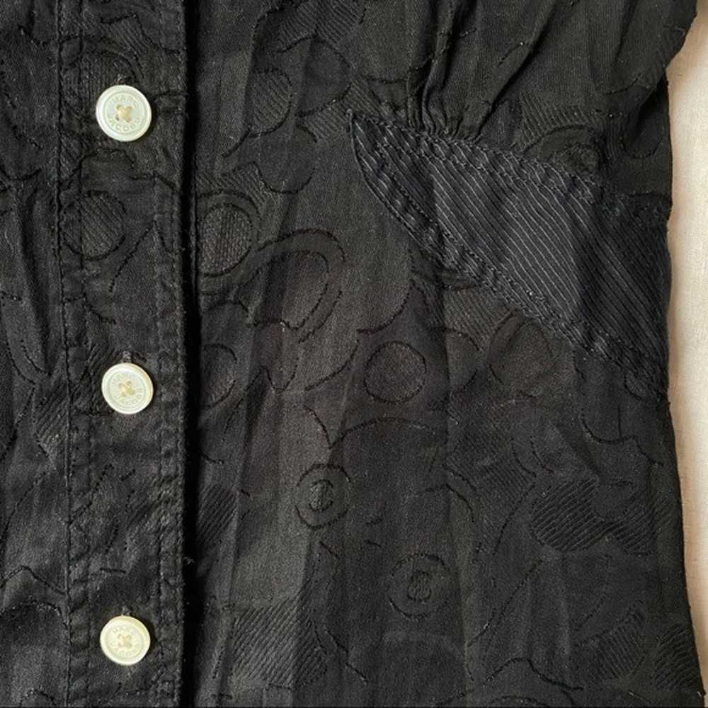 Marc Jacobs Black Tee Button Down - XS - image 2