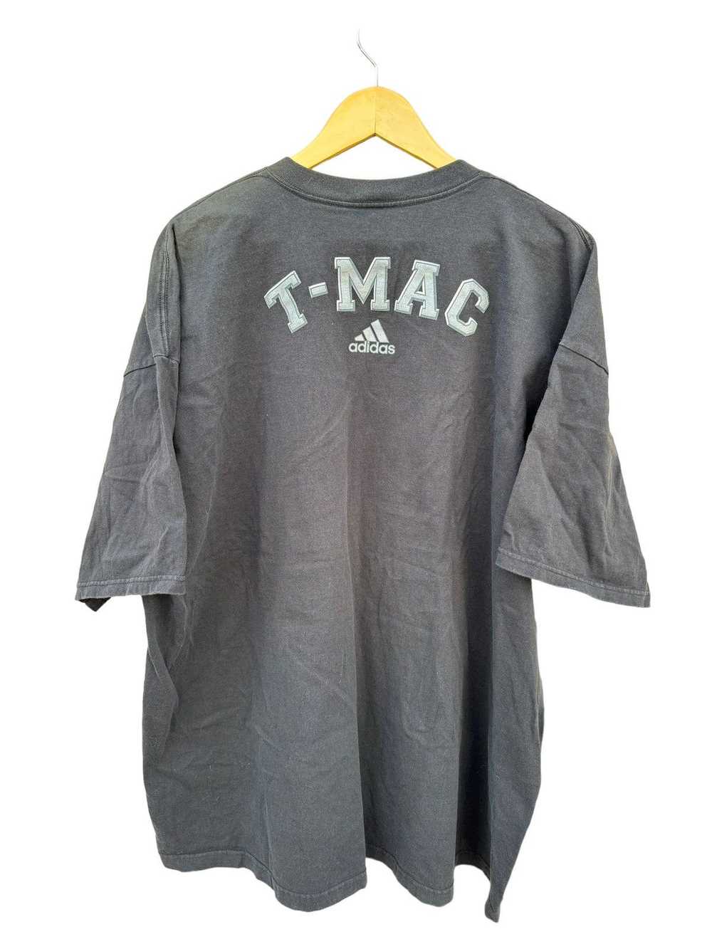 Adidas Vintage adidas t-Mac shirt rare black magic - image 2