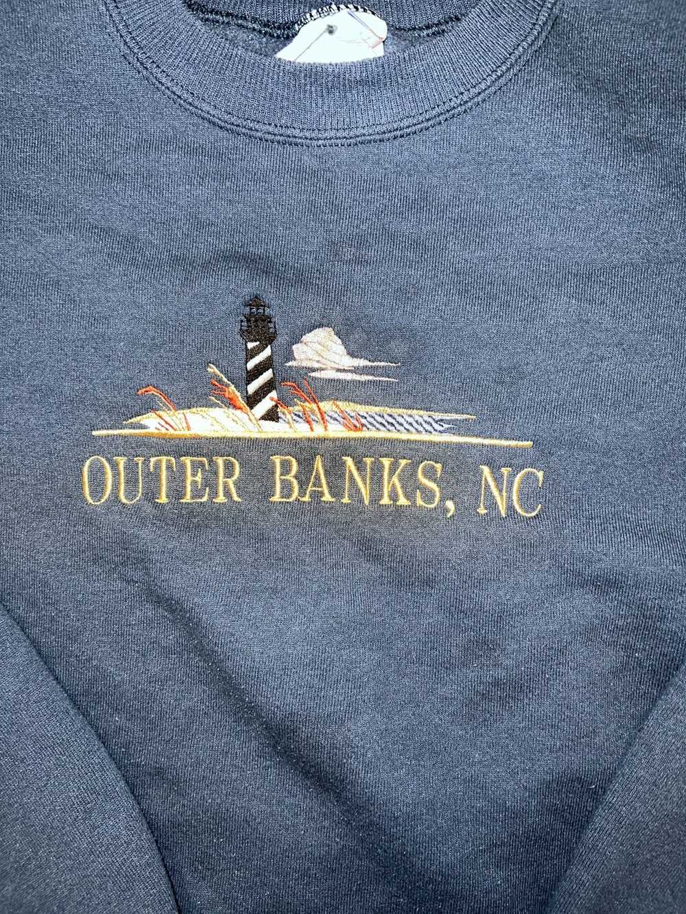 Hanes × Other × Vintage Outer Banks Sweatshirt (N… - image 2