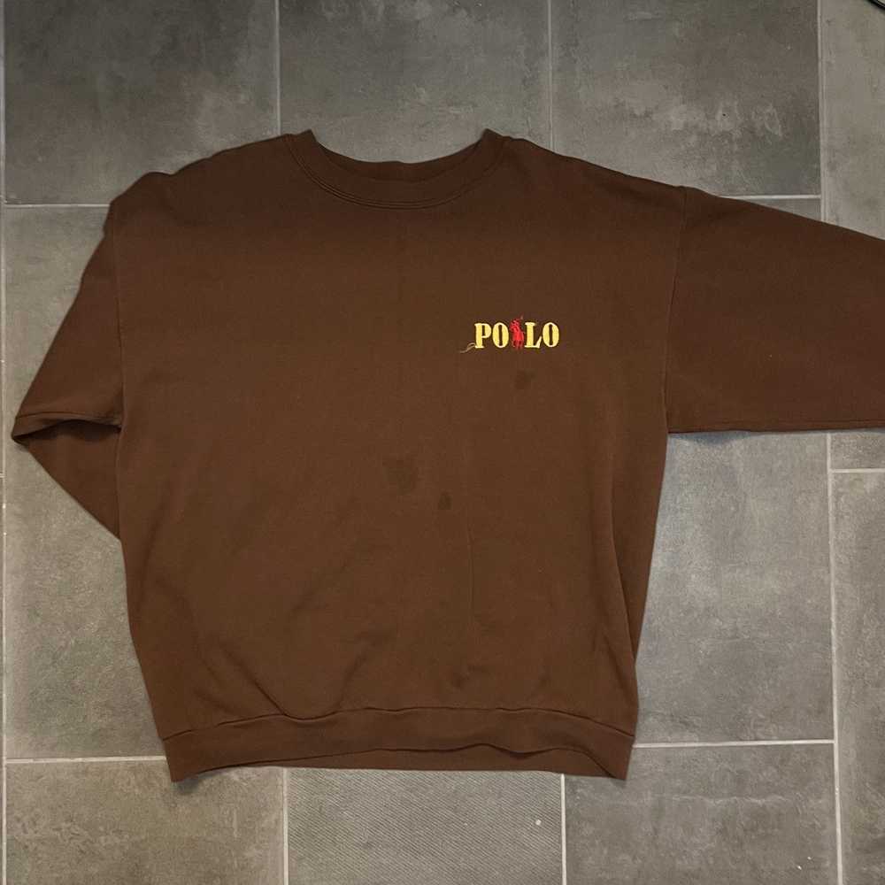 Polo Ralph Lauren Vintage Polo Sweatshirt (Embroi… - image 1