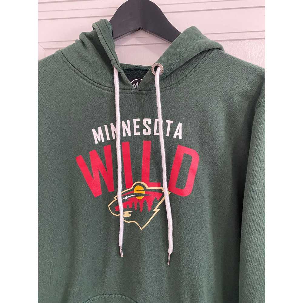 47 Brand Minnesota Wild Hoodie Size Medium - image 2