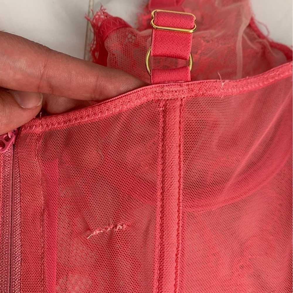 Claudette Candy Pink Lace Bodysuit - image 4