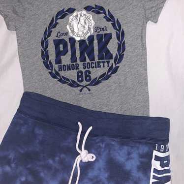 Pink XS shorts & tee - image 1