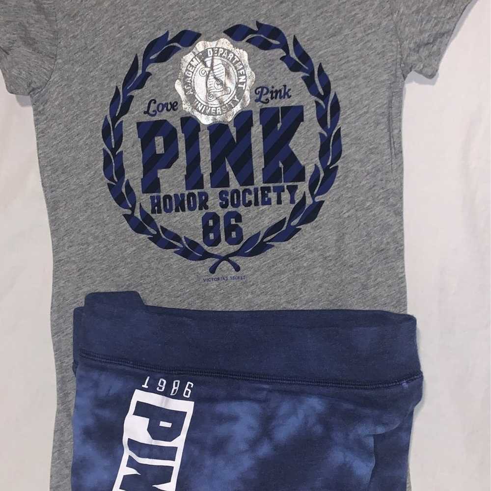 Pink XS shorts & tee - image 4