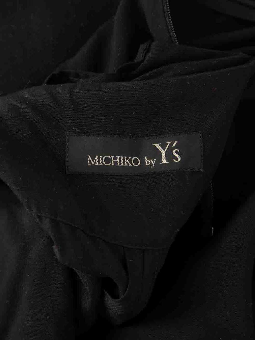 Yohji Yamamoto Michiko by Y's Black Lace Up Back … - image 4