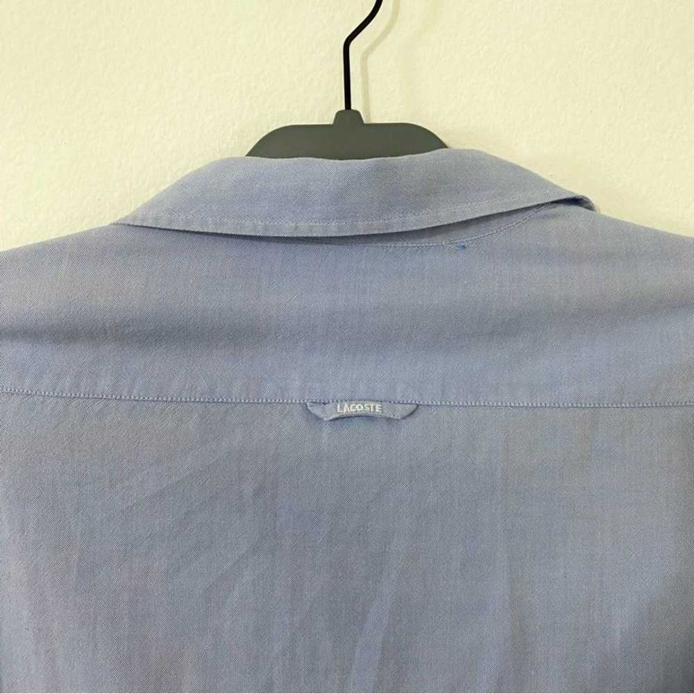 Lacoste Blue Button Down Shirt Dress Cotton Tunic… - image 5