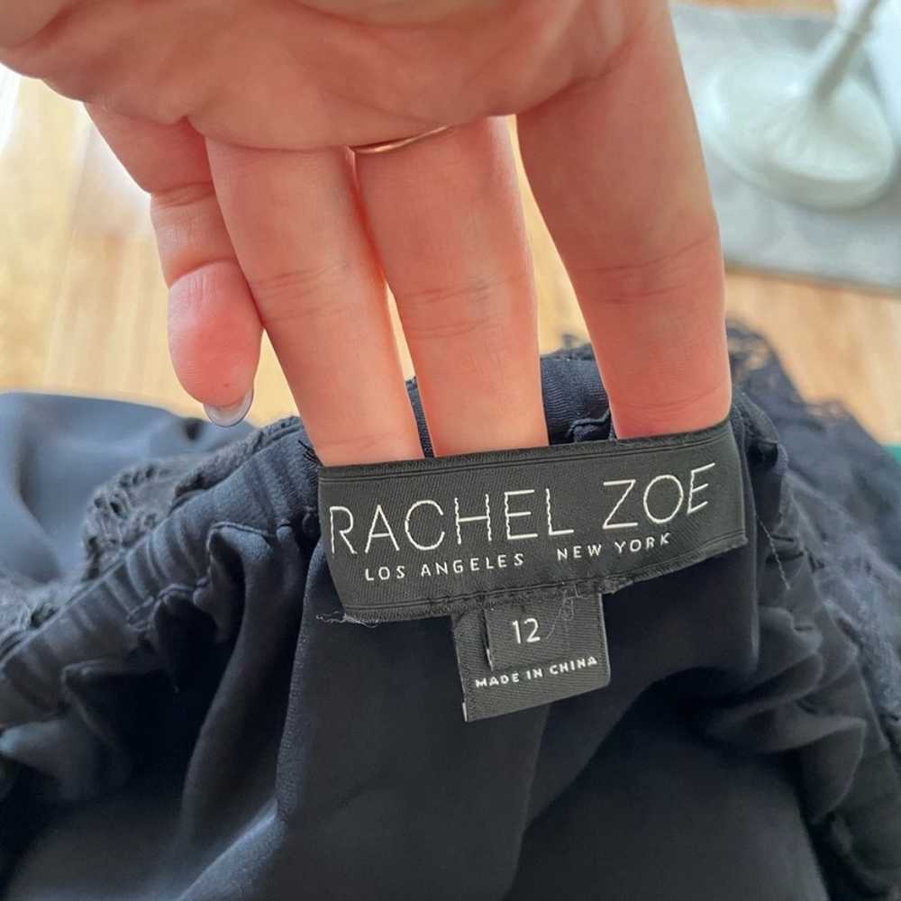 Rachel Zoe Aidan Lace-Trim Off-the-Shoulder Black… - image 6