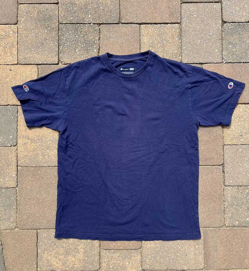 Champion × Kith Kith Champion C Patch Tee “Navy” - image 1