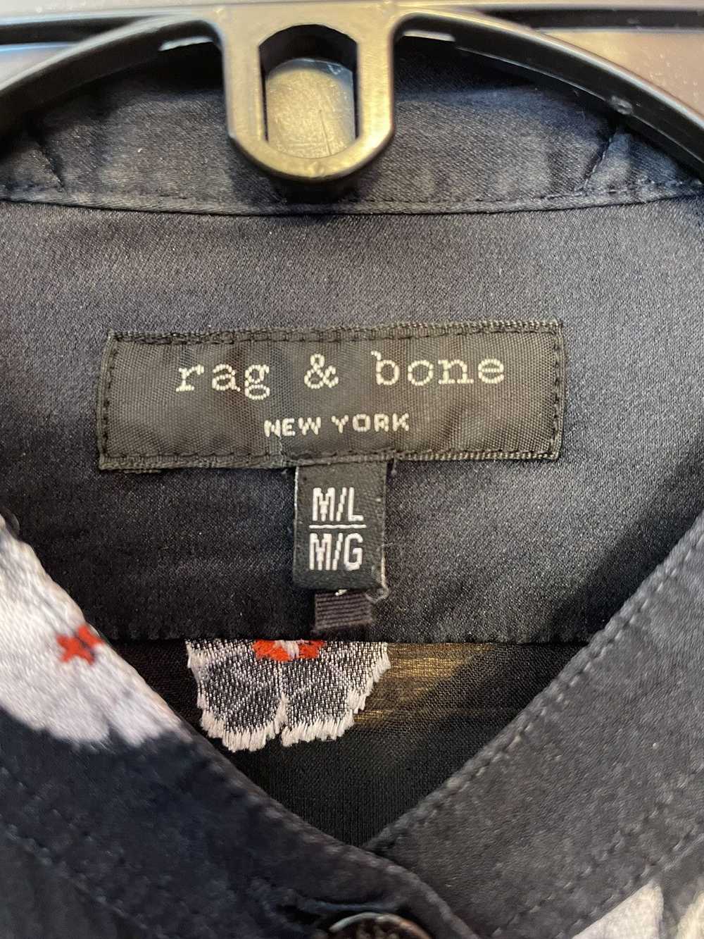 Rag & Bone RAG AND BONE Elodie Fil Coupe Silk Ble… - image 2