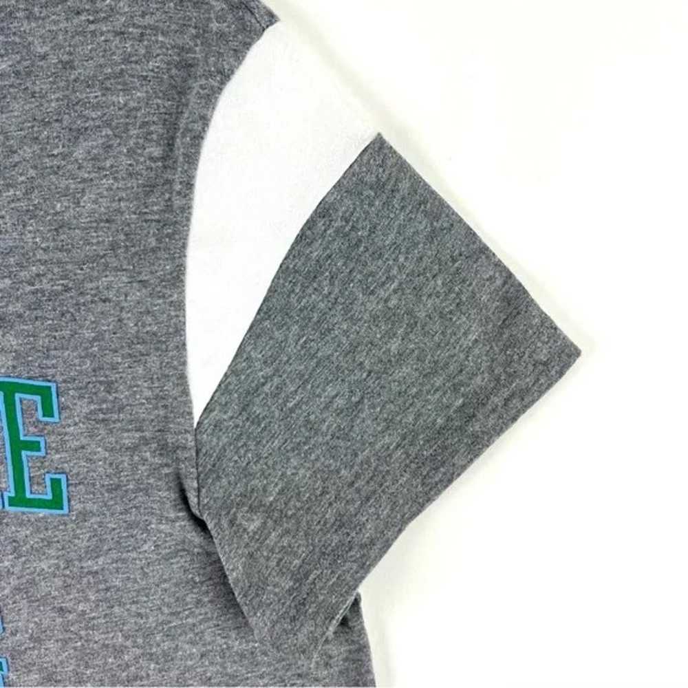 Abercrombie & Fitch Grey Logo Short Sleeve Varsit… - image 10