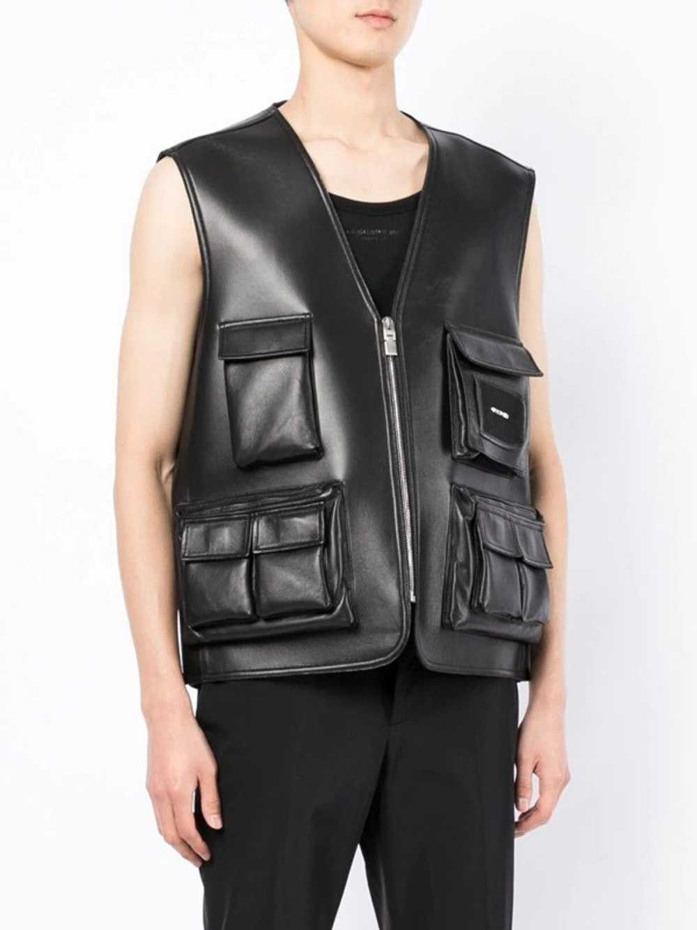 Givenchy Givenchy leather cargo vest - image 11
