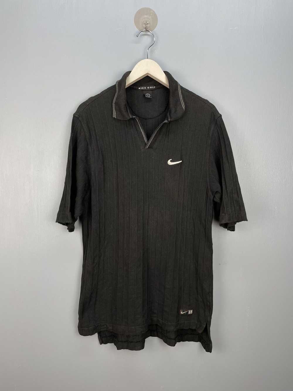 Nike × Vintage Vintage 90s Nike Golf 18 polo shirt - image 1