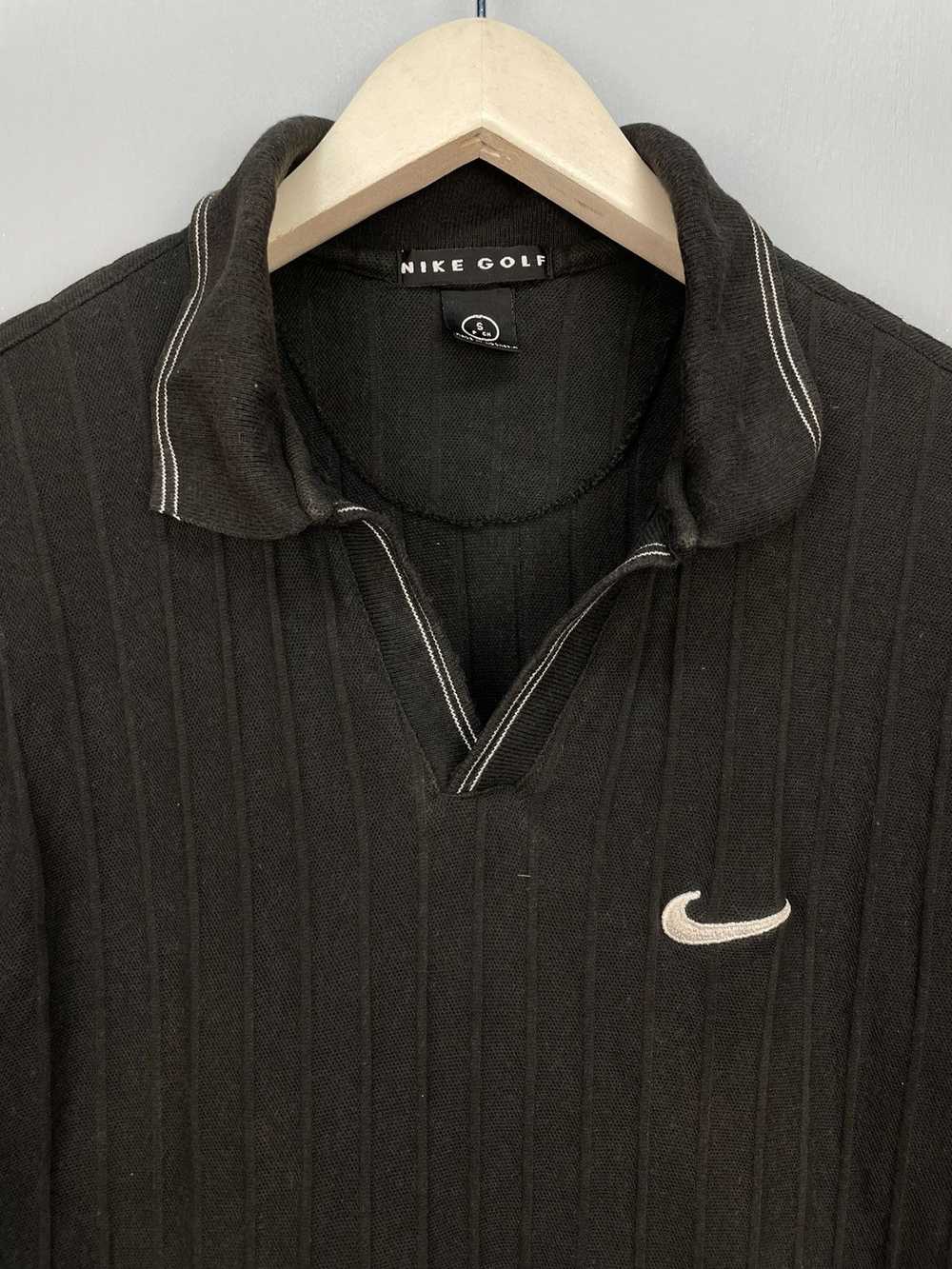 Nike × Vintage Vintage 90s Nike Golf 18 polo shirt - image 3