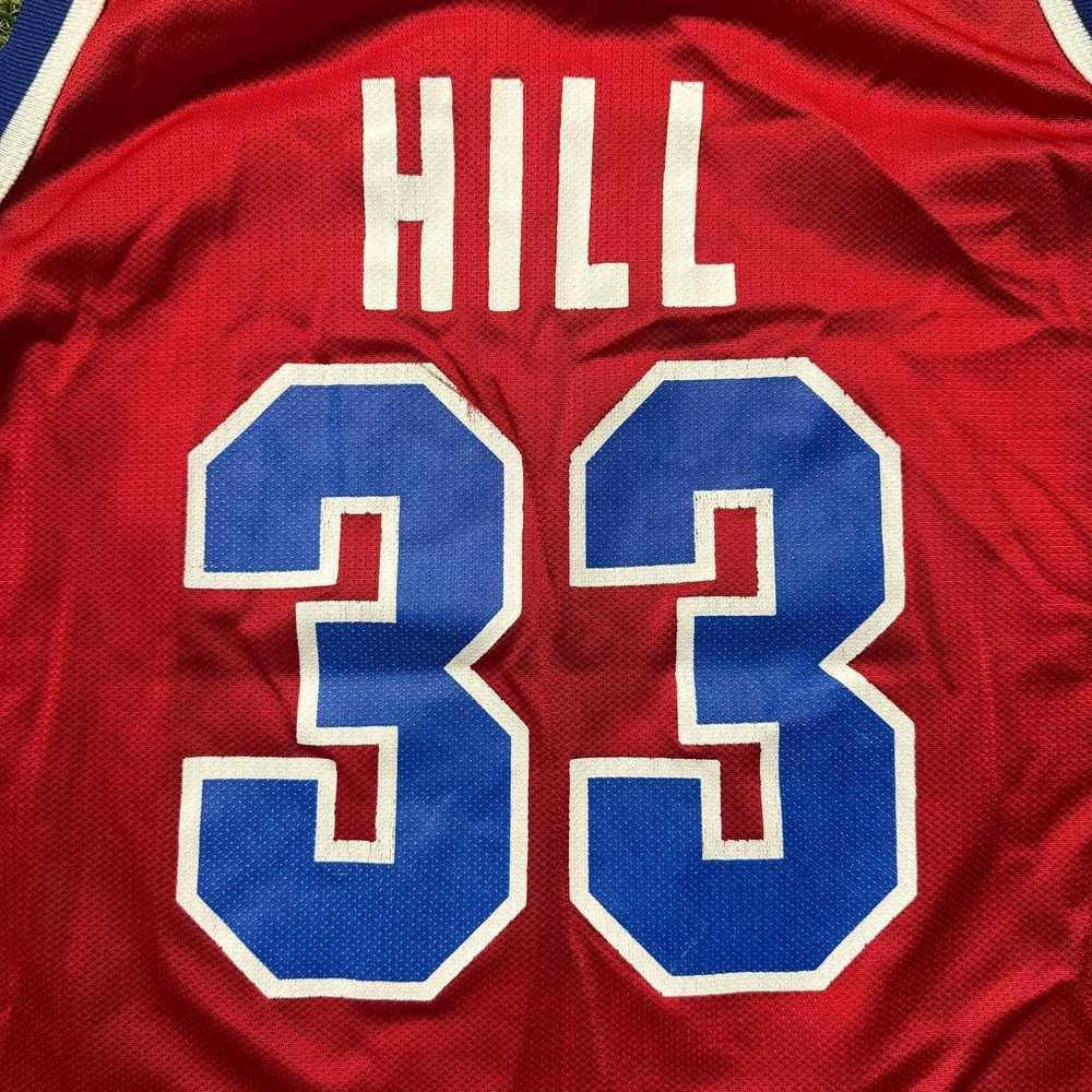 NBA NBA Detroit Pistons Grant Hill 90s Champion V… - image 7