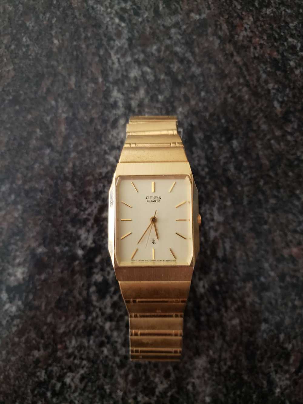 Citizen CITIZEN Quartz Vintage Gold Watch *RARE* - image 1