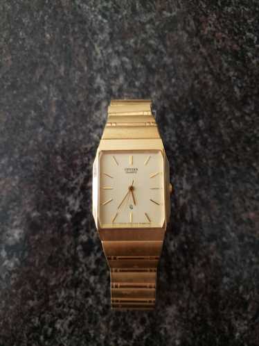 Citizen CITIZEN Quartz Vintage Gold Watch *RARE*