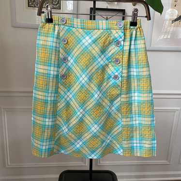 Vintage Vintage 60s 70s Laura Baugh for CPS Plaid… - image 1