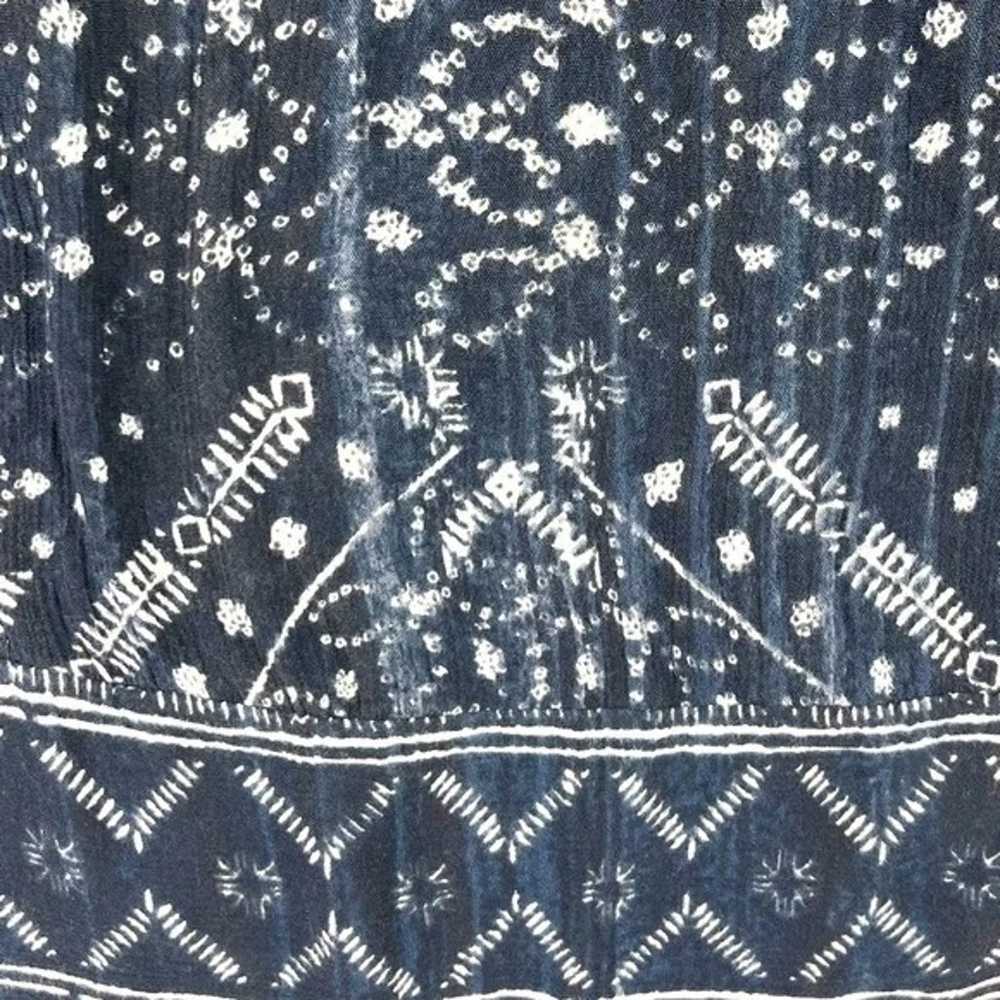 Abercrombie & Fitch Blue Pattern Print Cold Shoul… - image 8