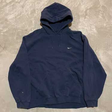 Nike Vintage 00s navy nike hoodie - image 1
