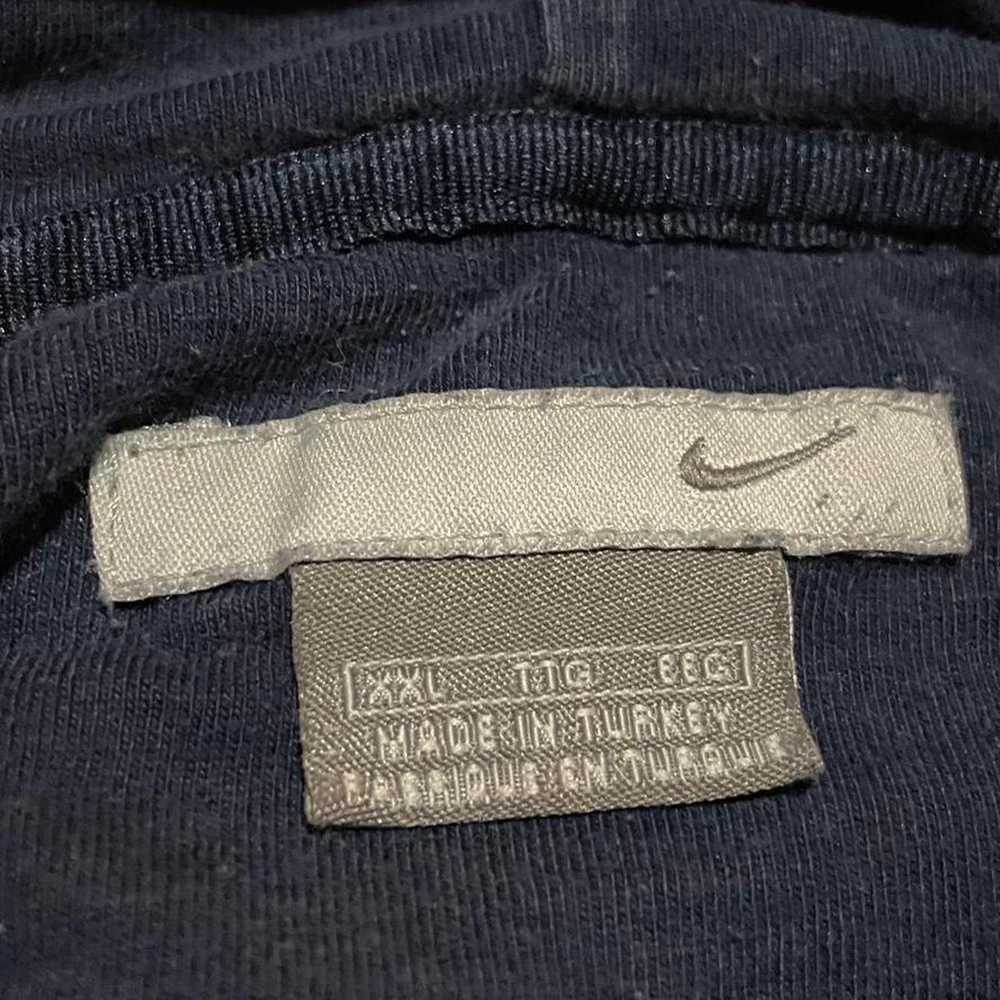 Nike Vintage 00s navy nike hoodie - image 5
