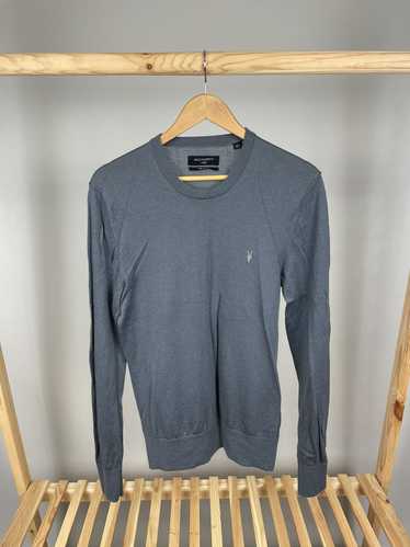 AllSaints Mode Merino Crew Light on sale Sweater Top Men's Sz Medium Gray Color L040323