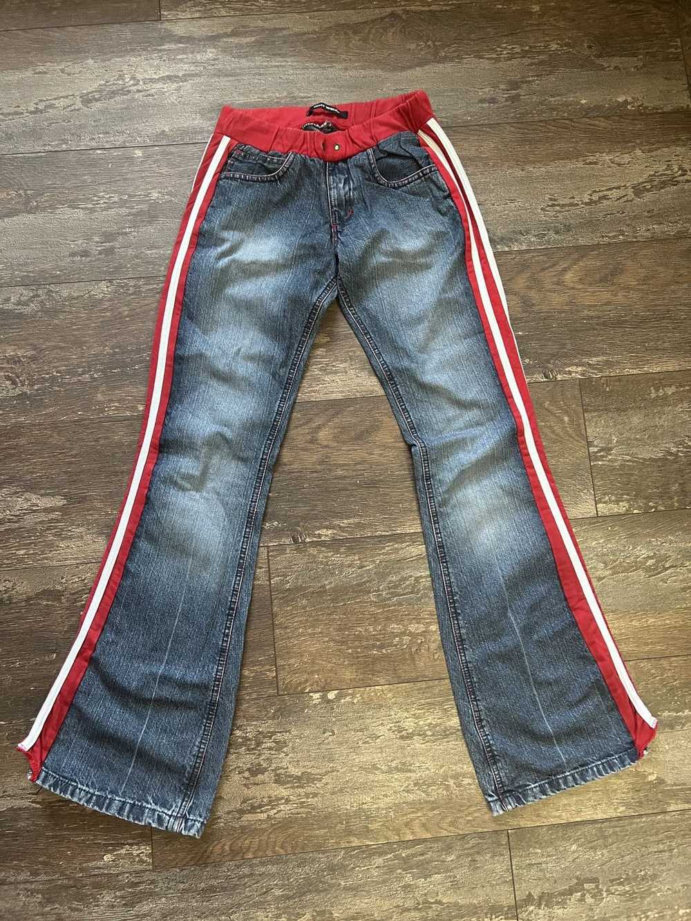 Japanese Brand × Vintage Y2K Jeans Denim Pants ba… - image 1