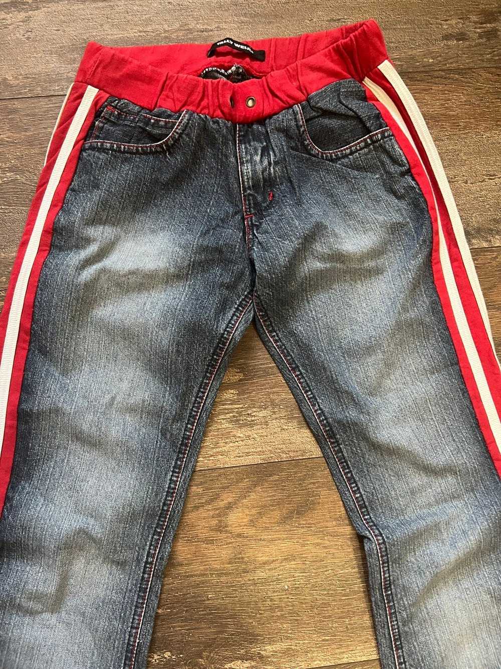 Japanese Brand × Vintage Y2K Jeans Denim Pants ba… - image 2