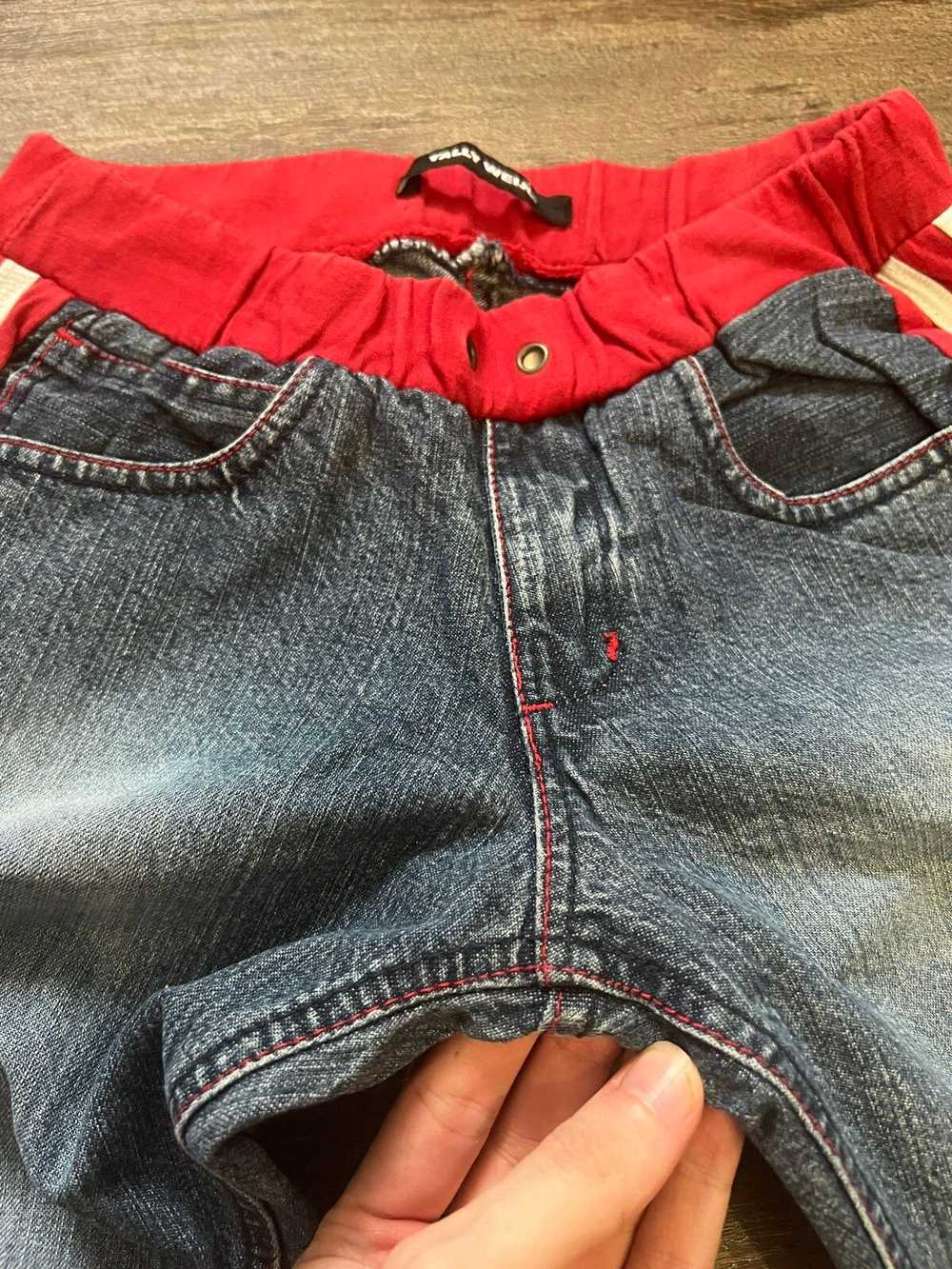 Japanese Brand × Vintage Y2K Jeans Denim Pants ba… - image 3