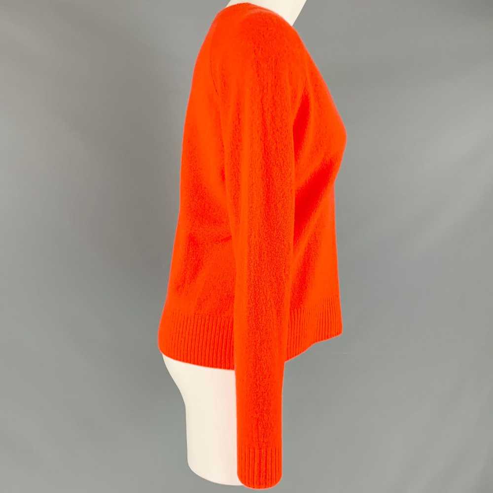 Reformation Orange Cashmere V Neck Sweater - image 2