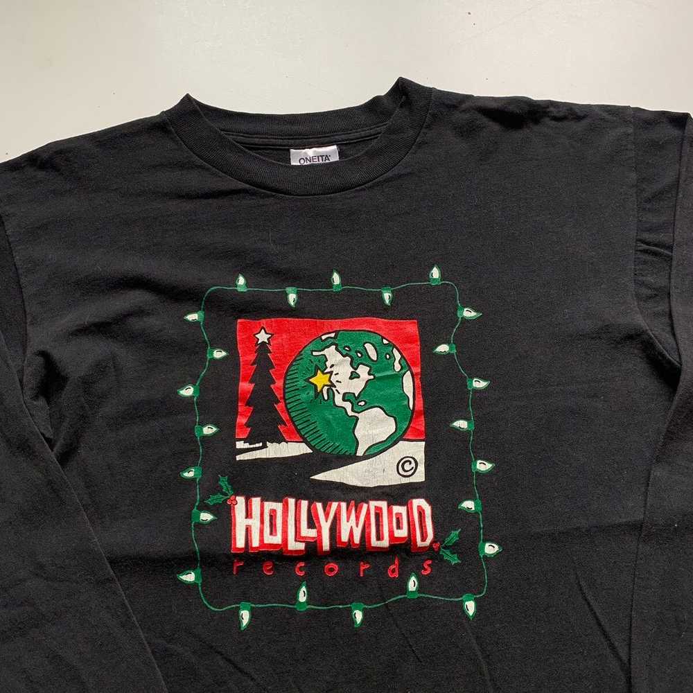 Band Tees × Vintage Vintage 90s Hollywood Records… - image 2