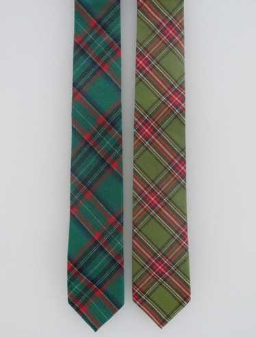 Other Unbranded Men's Cotton Narrow Tie Lot of 2