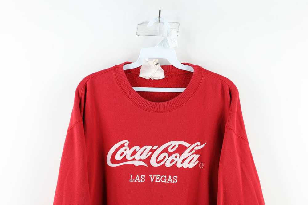 Vintage Vintage Coca Cola Spell Out Script Las Ve… - image 2