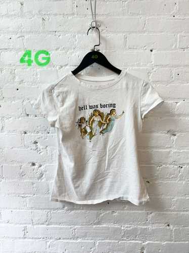 Vintage Vintage HELL WAS BORING Mens XXS-XS or Gir