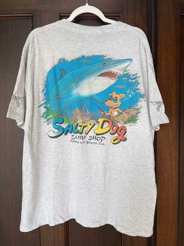 Vintage Vintage 1993 Salty Dog Surf Shop Shirt Fis