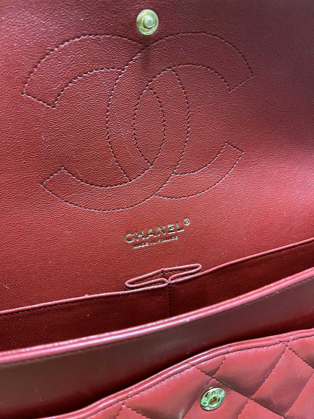 Chanel Chanel Double Flap Lambskin- Red - image 12
