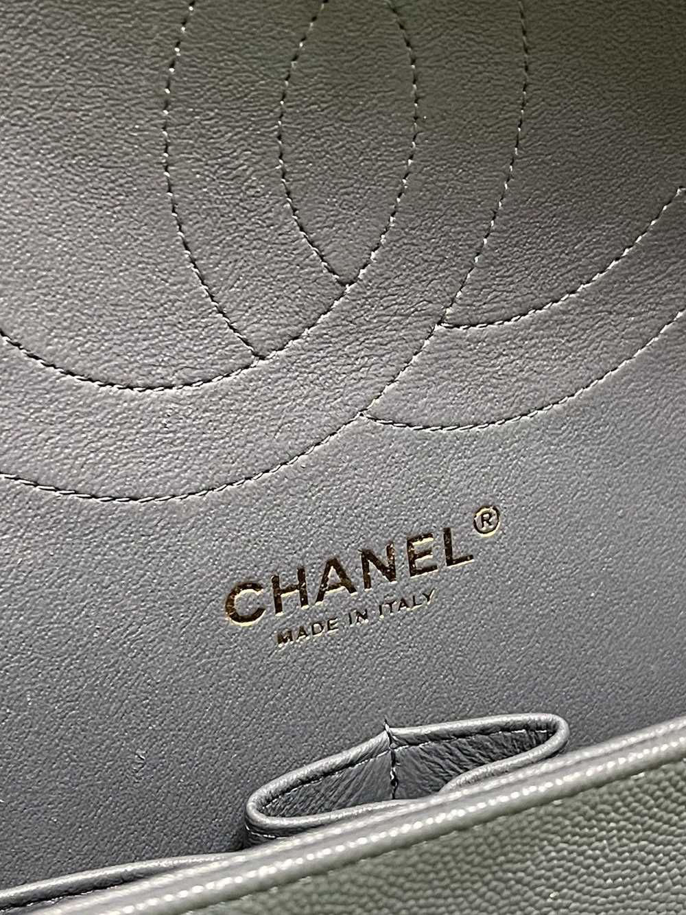 Chanel Chanel Jumbo Double Flap Caviar- Grey - image 12