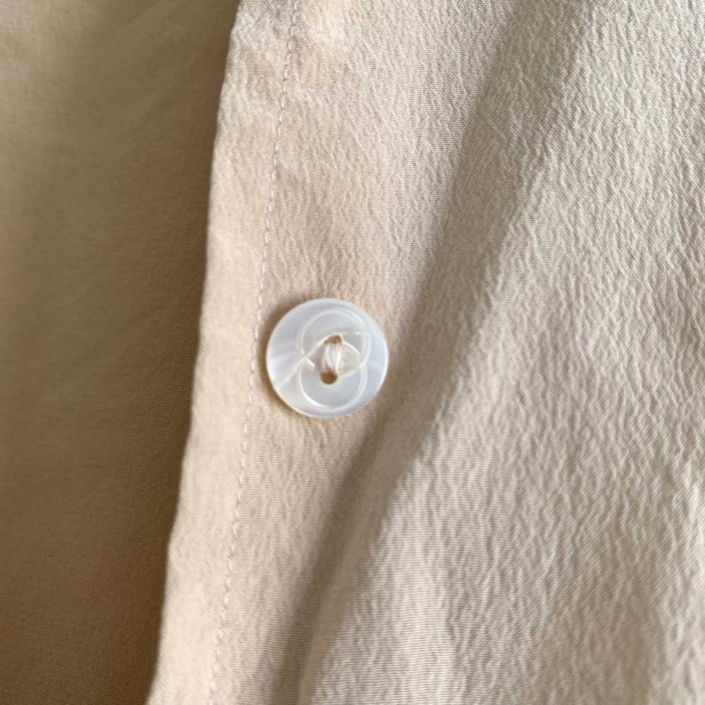 VINTAGE GUCCI 100% silk long sleeve button up blo… - image 6