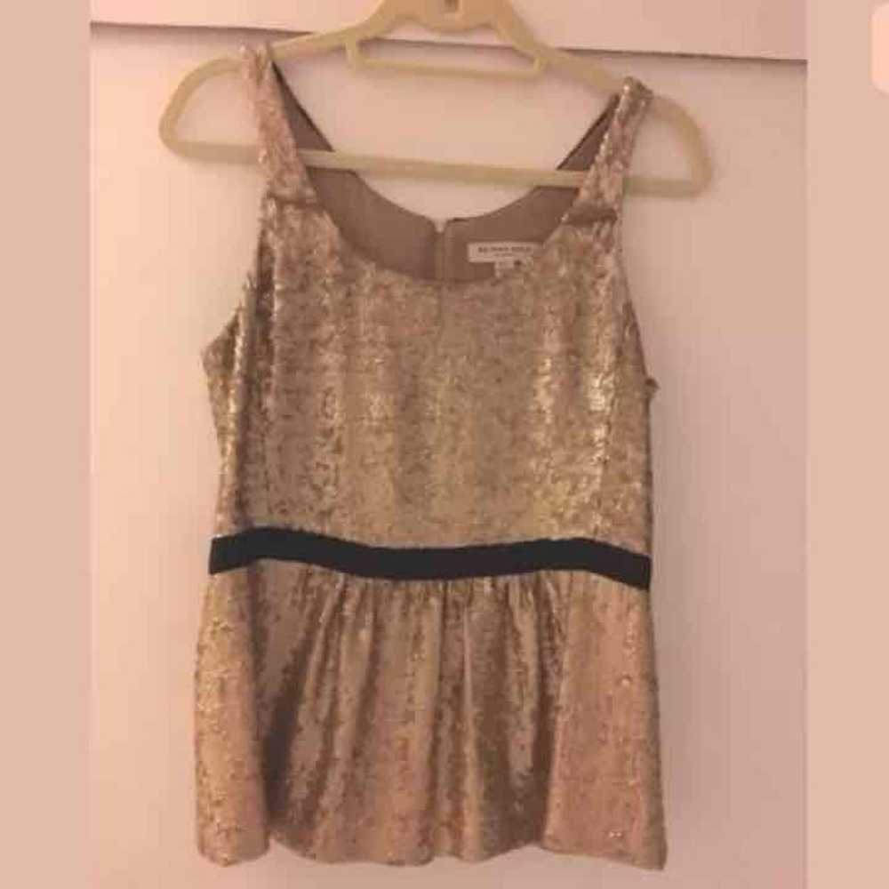 Burberry London Gold Sequined Tank - image 2