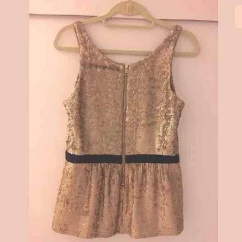 Burberry London Gold Sequined Tank - image 4