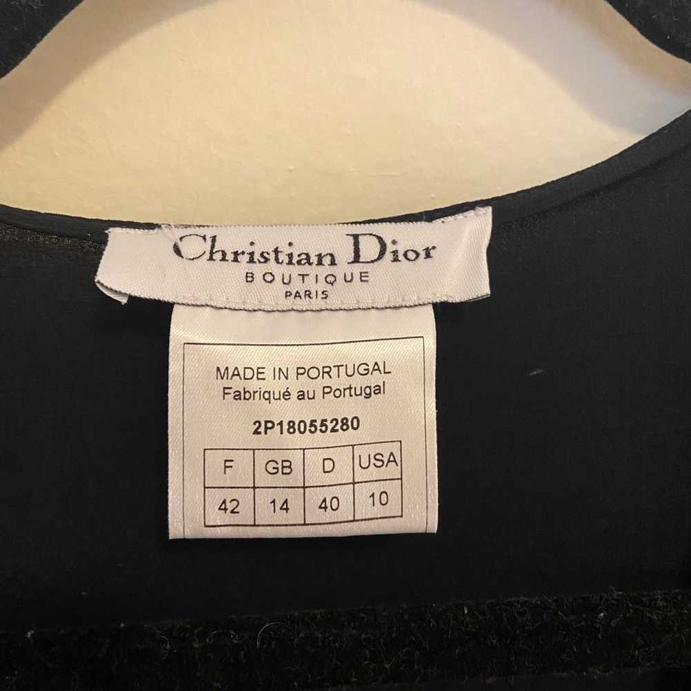 Authentic EUC Vintage Christian Dior Blouse Size … - image 3