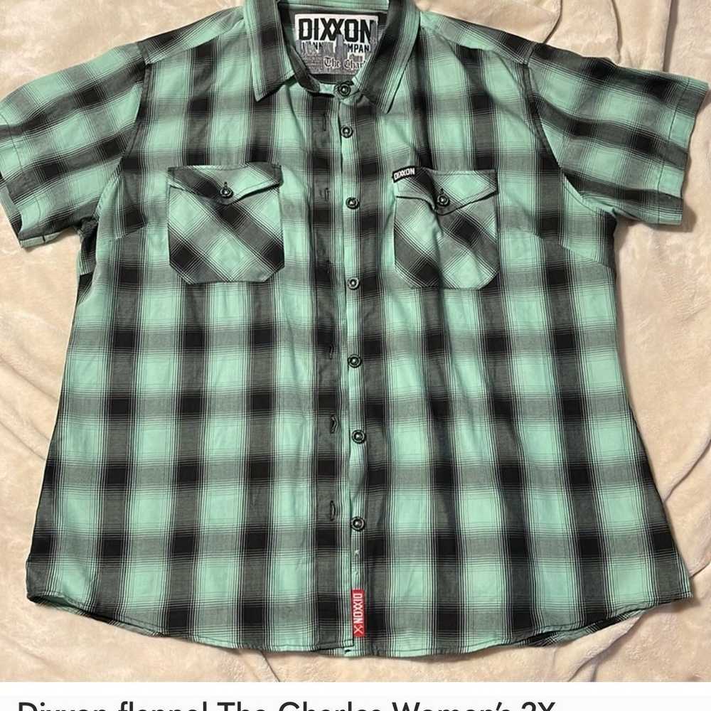 LOT of 10 Dixxon Flannel Women’s 2X shirts, some … - image 4