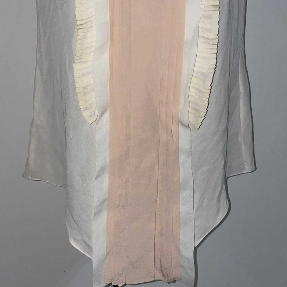 Gorgeous vintage Chloe silk sleeveless pink and c… - image 3