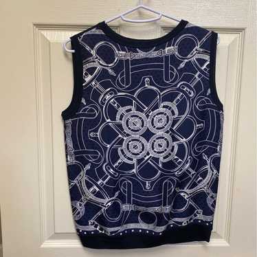 Hermes sleevless top size 34 xs