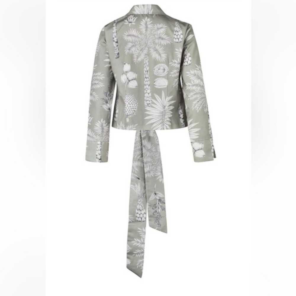 Maison Alma Exclusive Tie-Detail Printed Grey/Gre… - image 4