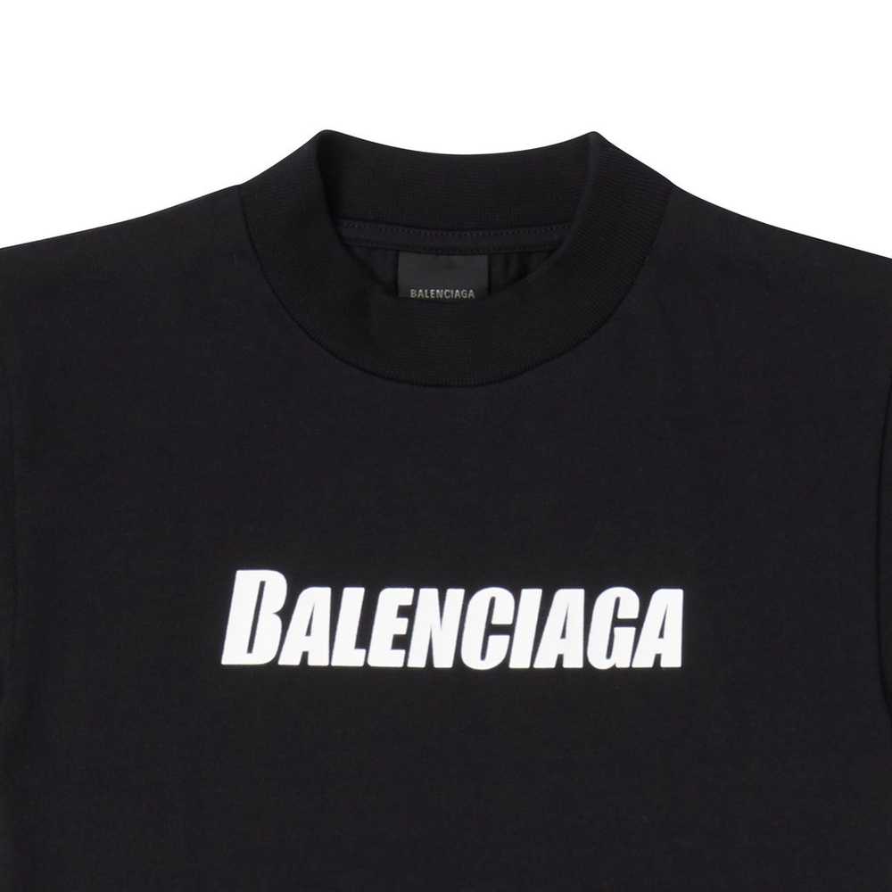 Balenciaga Caps girl baby tee in black and white … - image 3