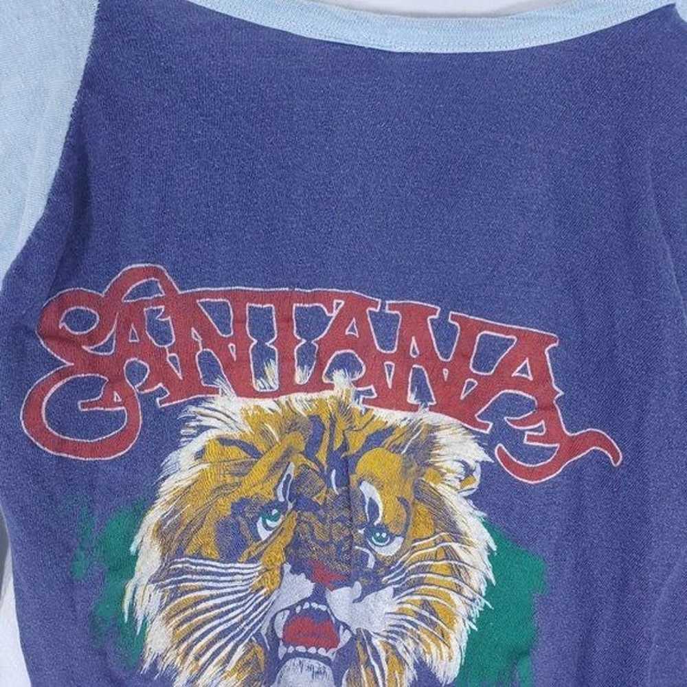 Vintage Carlos Santana Marathon Raglan Long Sleev… - image 5