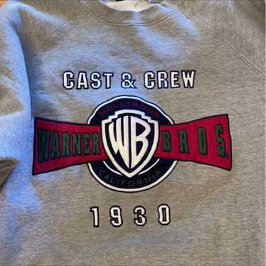 Vintage Warner brothers sweatshirt rare cast and … - image 1