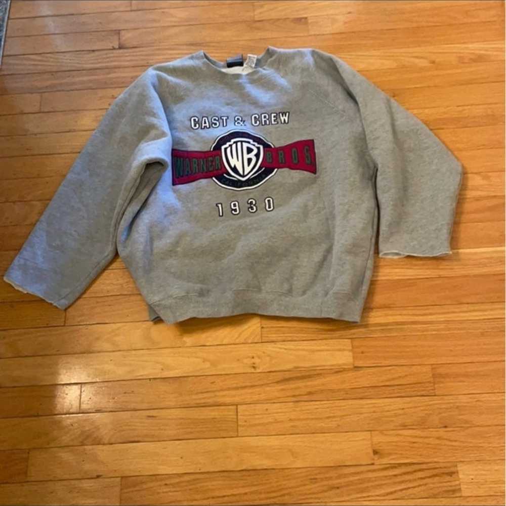 Vintage Warner brothers sweatshirt rare cast and … - image 2