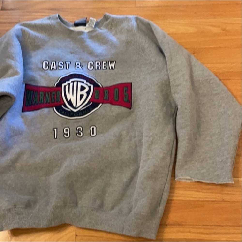 Vintage Warner brothers sweatshirt rare cast and … - image 3